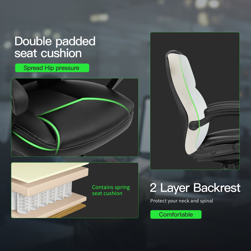 Inbox Zero Office Ergonomic Executive Chair & Reviews Wayfair